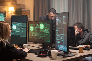 people working for Cloud Data Storage
